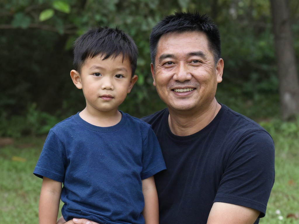 Happy father